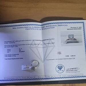 1.55ct Diamond Solitaire Ring in Yellow Gold